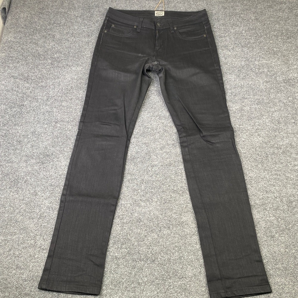 Naked & Famous Super Skinny Guy Black Power Stretch Jeans 013010 Mens 32